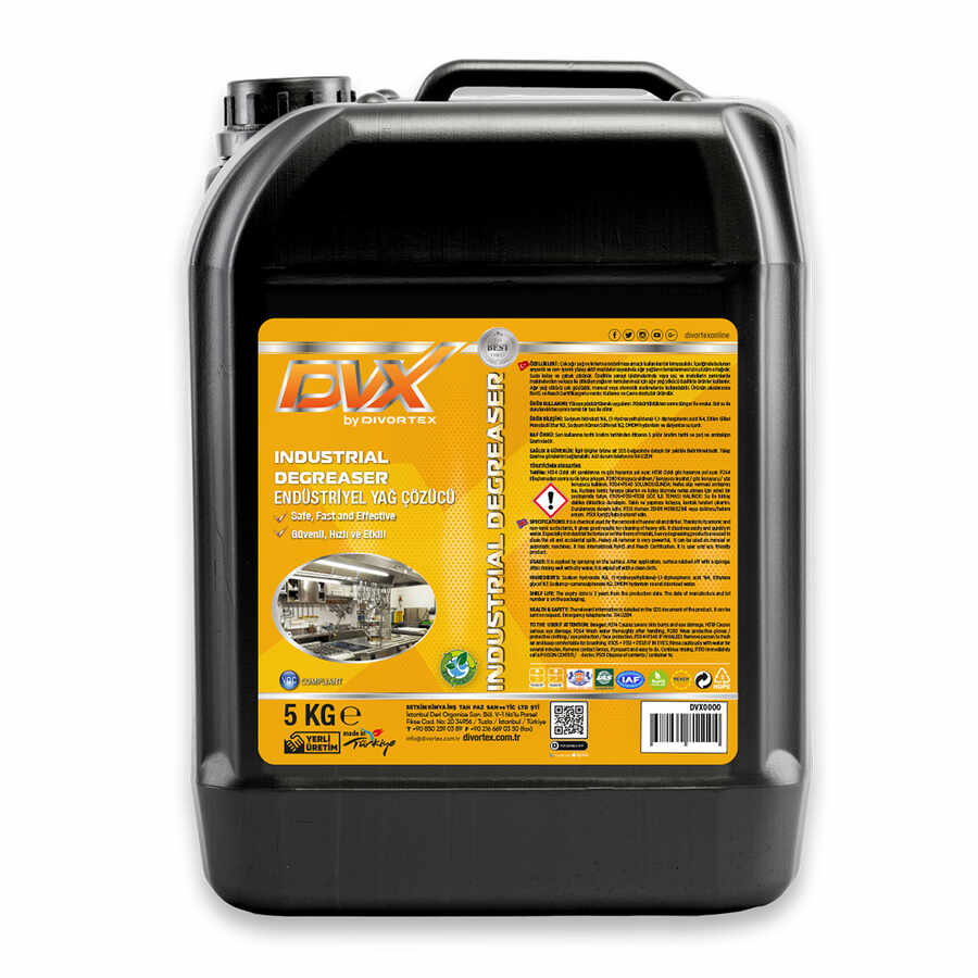 DVX Endüstriyel Yağ Çözücü (5 kg)